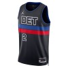 Dres Detroit Pistons Cade Cunningham 2 Jordan 2022-23 Statement Edition Crno Swingman